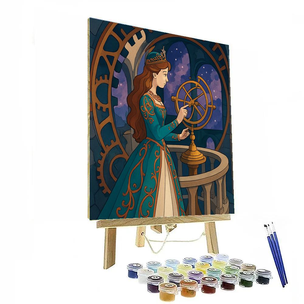 Clockwork Observatory Princess Painting by numbers kit