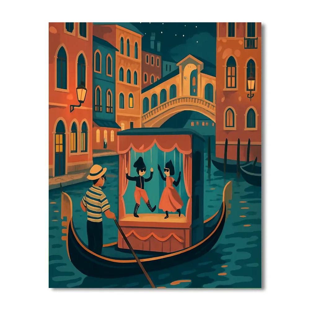 Clockwork Carnival Venice DIY paint by numbers
