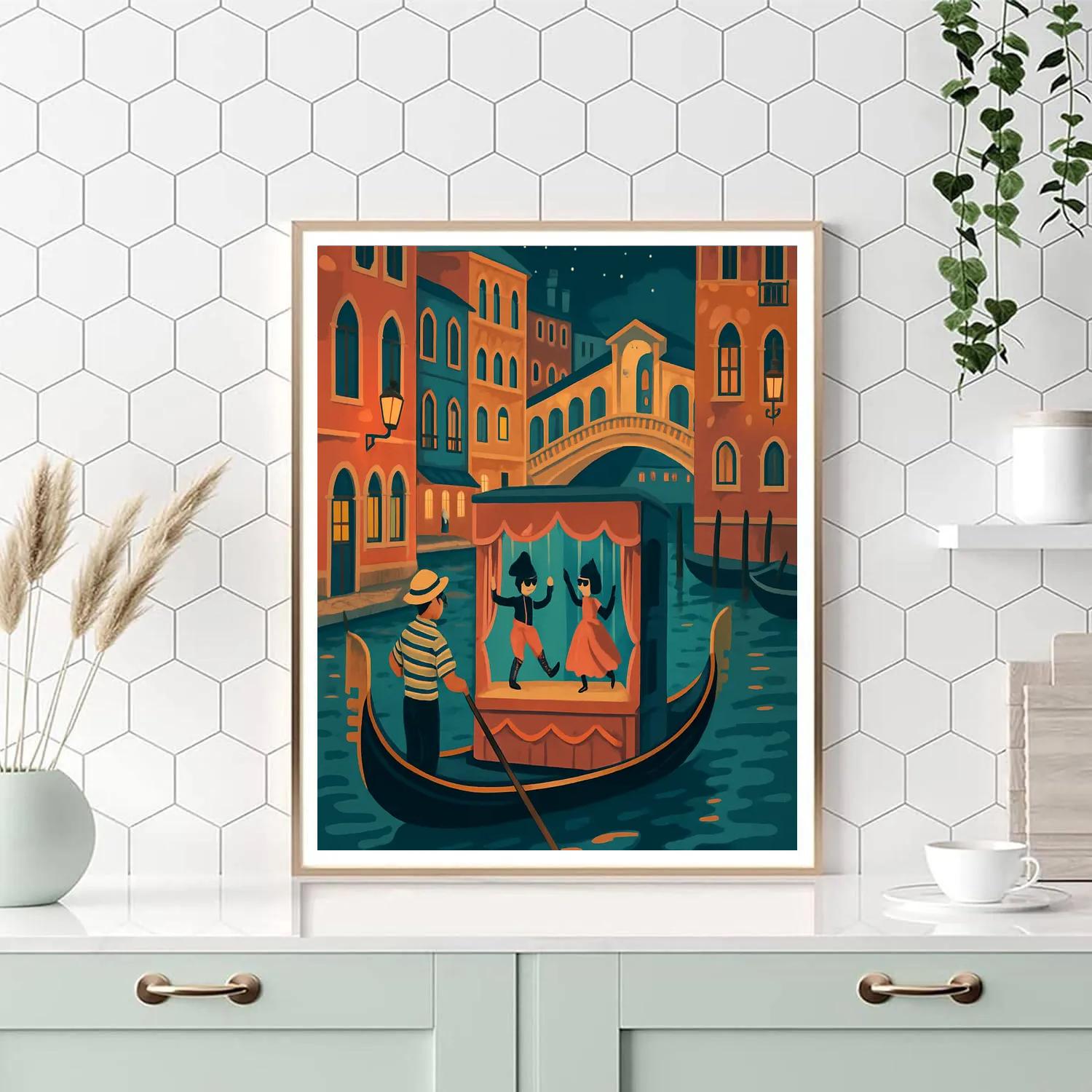 Clockwork Carnival Venice DIY paint by numbers