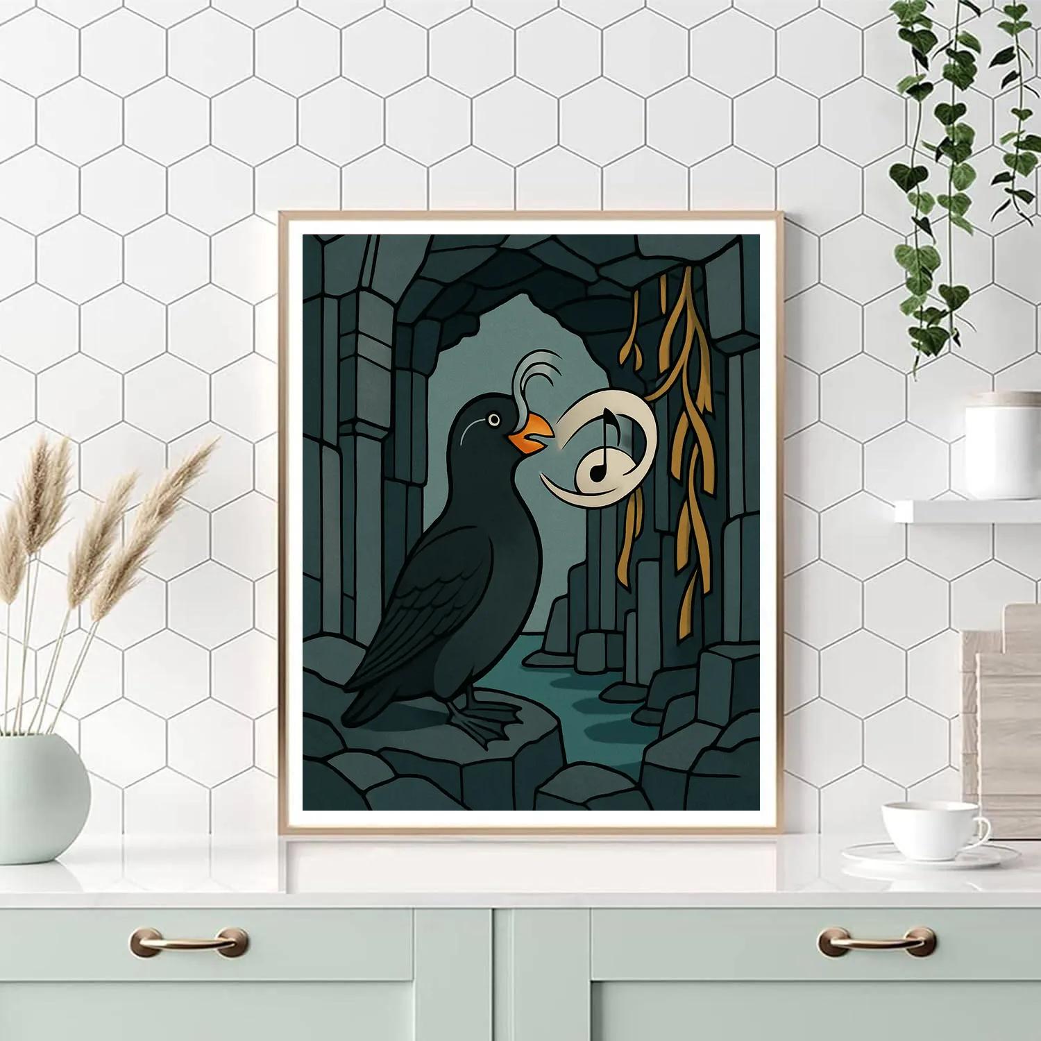 Birds Whisperwing Library Number painting
