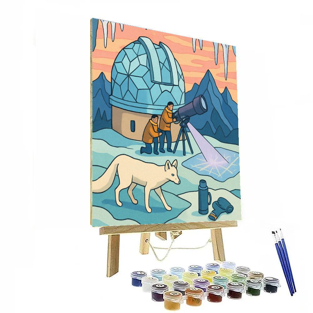 Frostbound Observatory Winter-Crafted paint by color