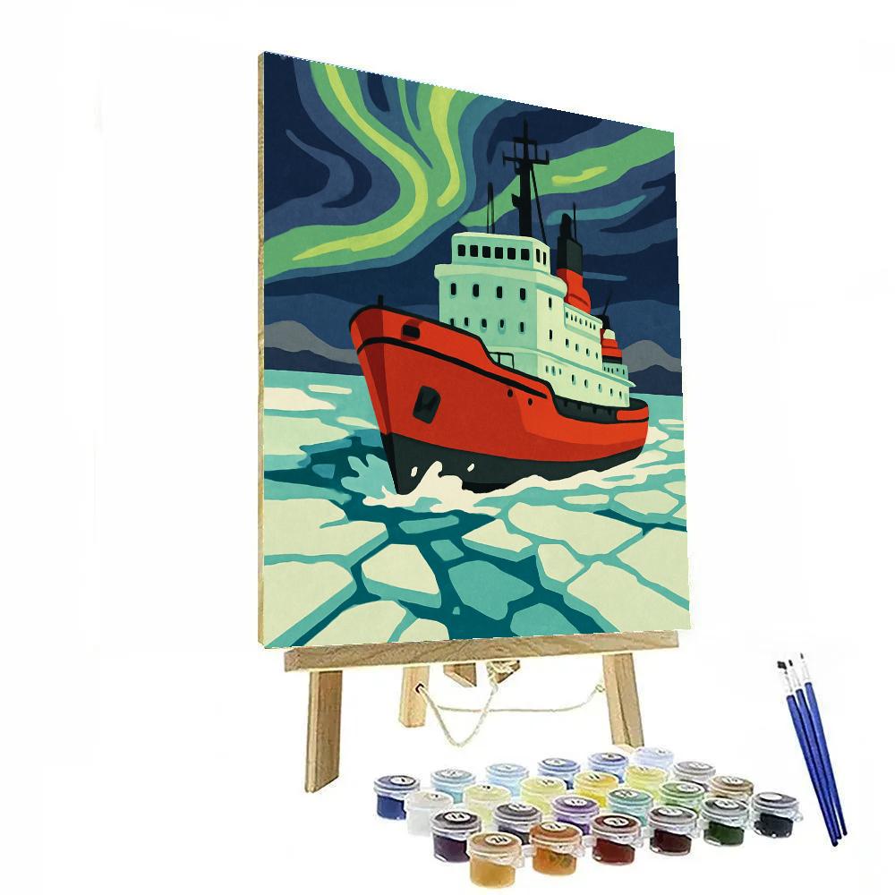 Aurora Icebreaker Ship Passage Numbered painting kits