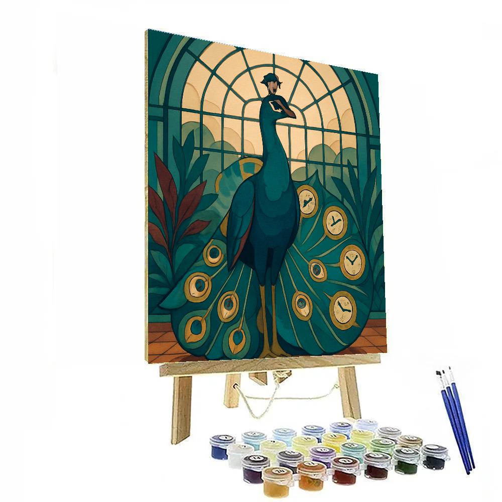 Clockwork Conservatory Peacock paint by color