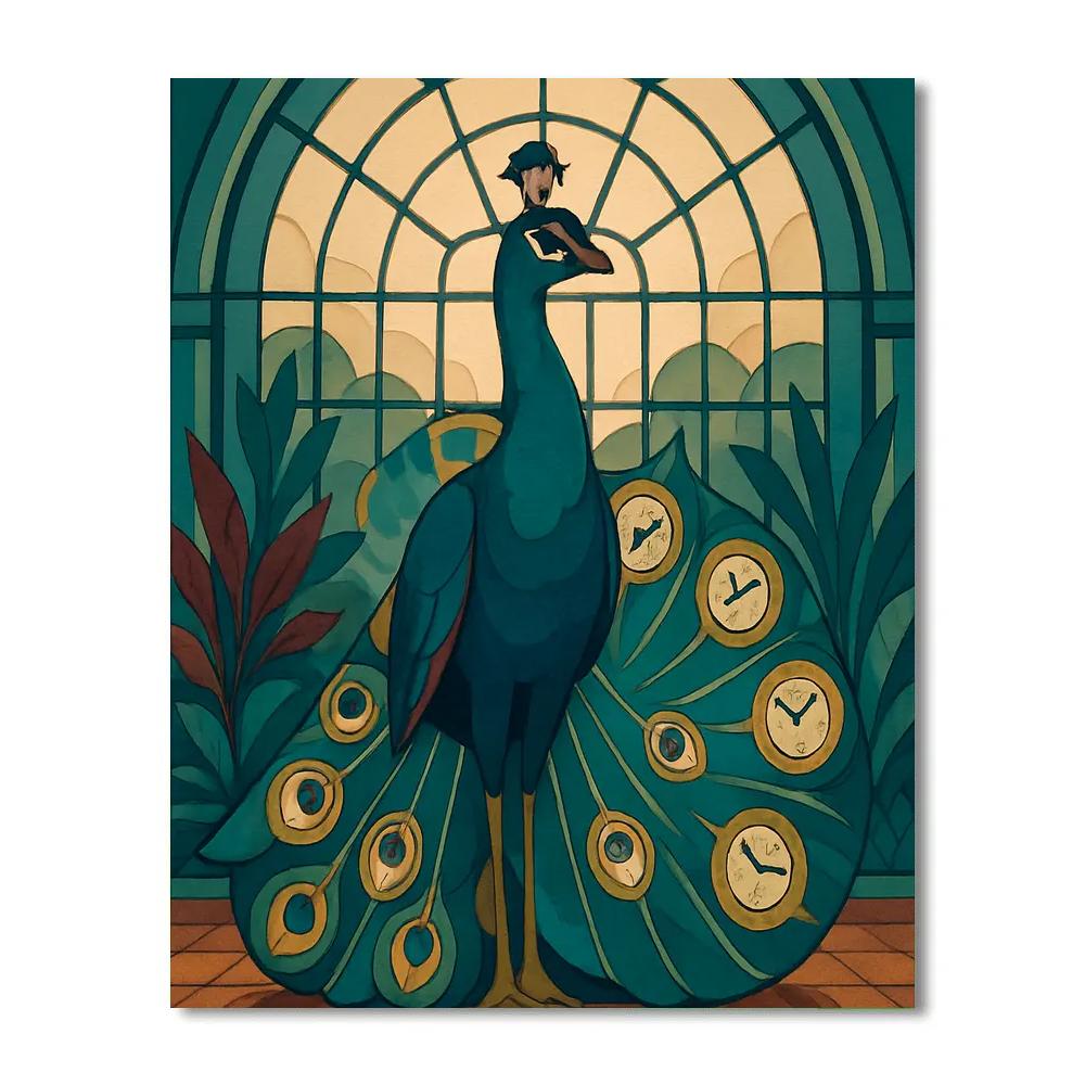 Clockwork Conservatory Peacock paint by color
