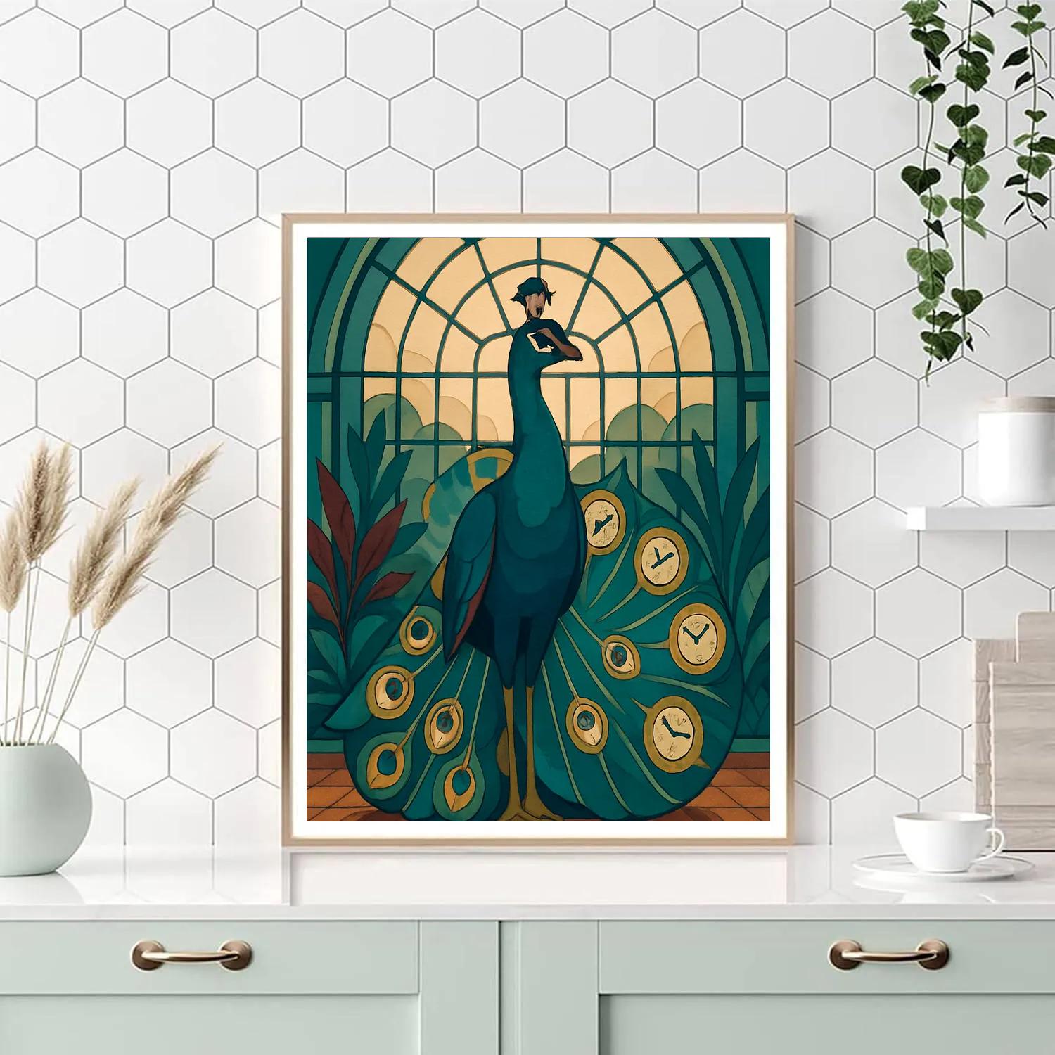 Clockwork Conservatory Peacock paint by color