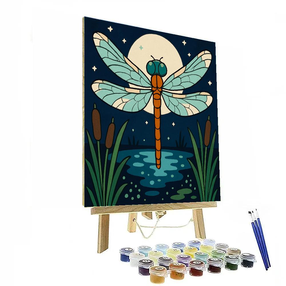 Marsh Lantern Dragonfly Paint by numbers kits