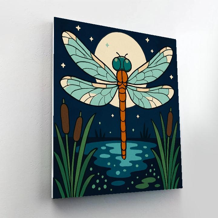Marsh Lantern Dragonfly Paint by numbers kits