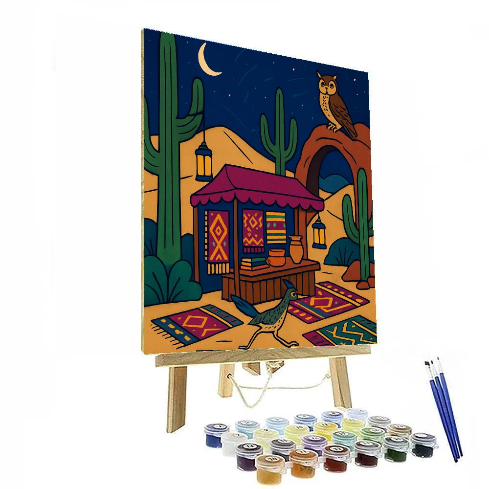 Desert Crafted Night Market Dunes DIY paint by numbers