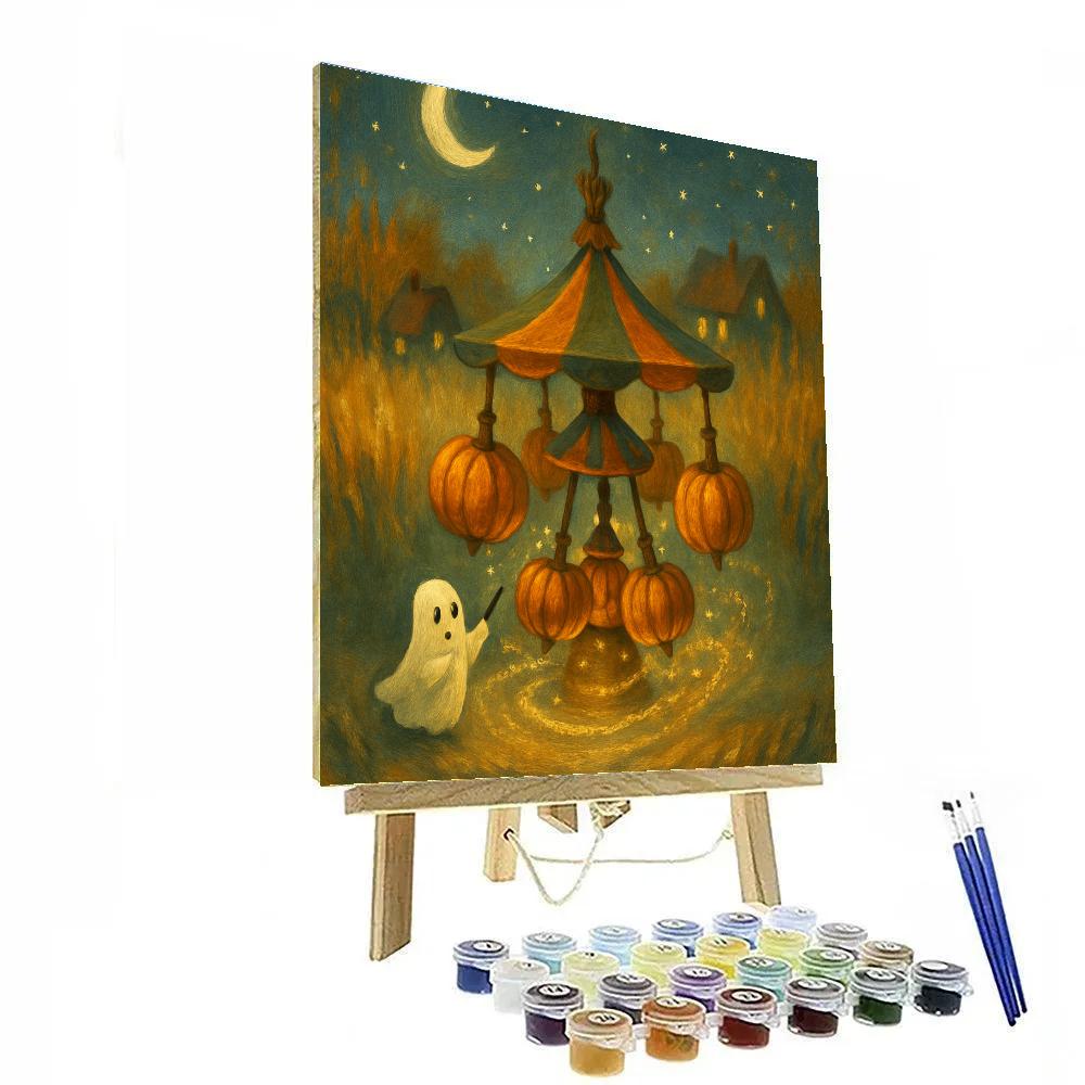 Ghostlight Carousel In The Autumn Meadow DIY paint by numbers