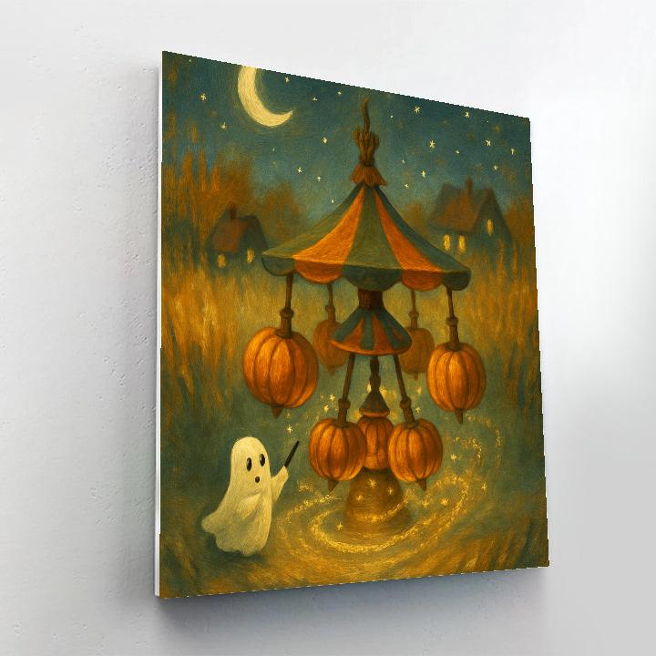Ghostlight Carousel In The Autumn Meadow DIY paint by numbers