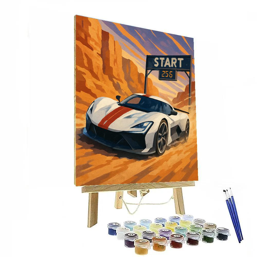 Solar Flare Sprint Cars paint by color