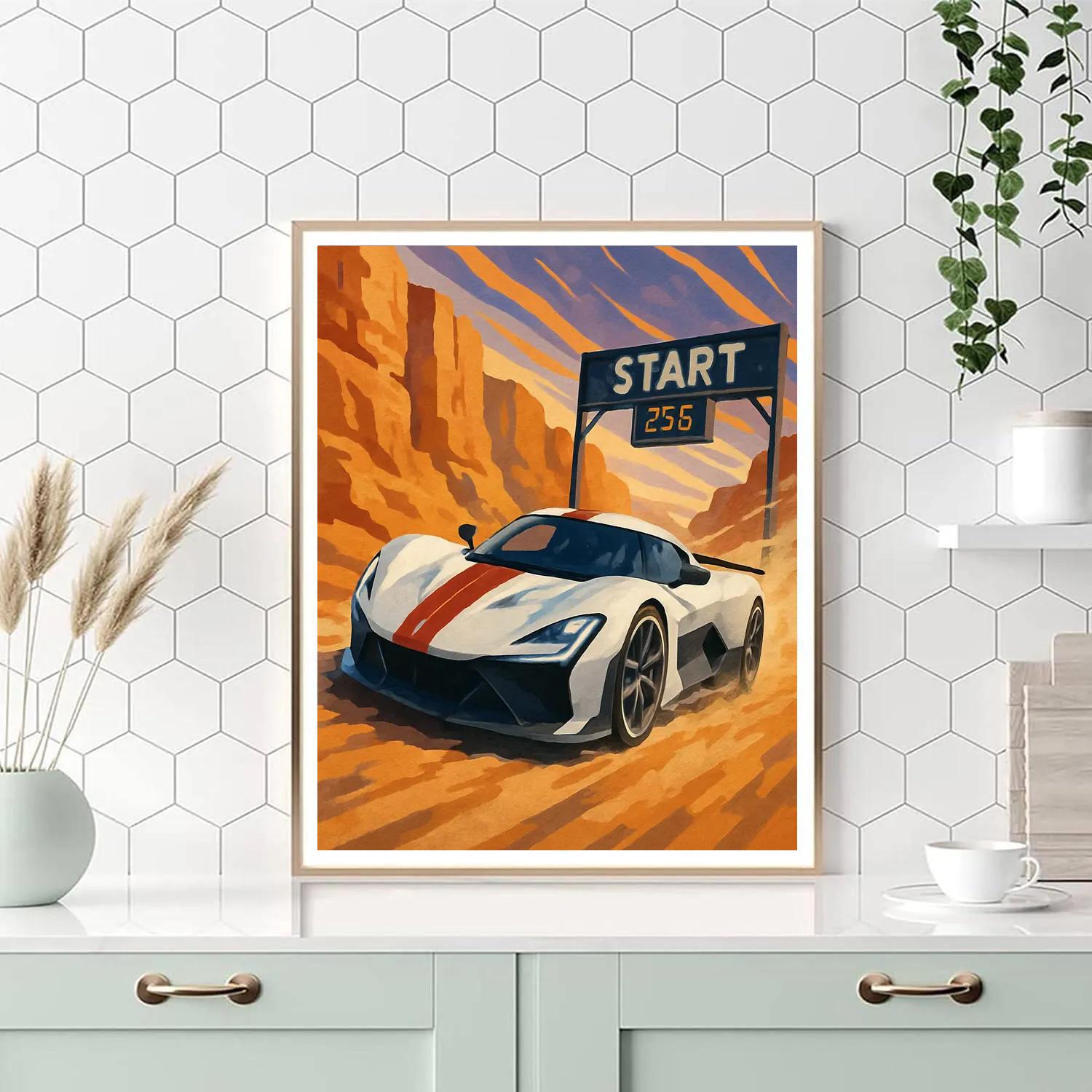 Solar Flare Sprint Cars paint by color