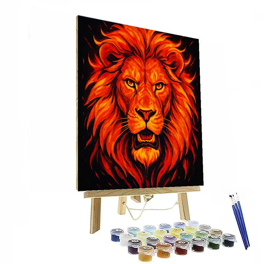 Wildfire Mane Lion Vanguard painting number kit