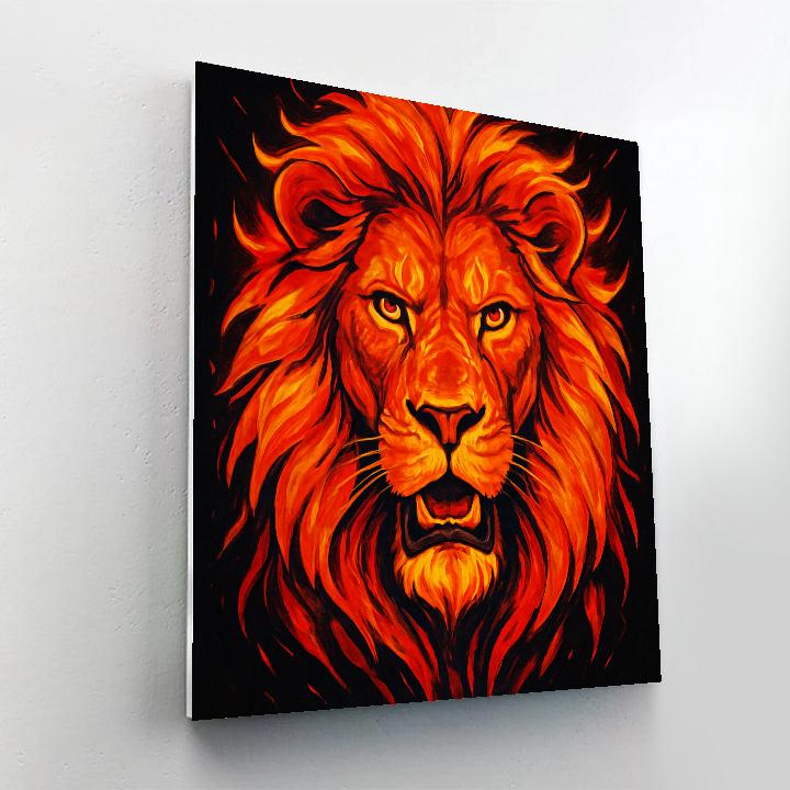 Wildfire Mane Lion Vanguard painting number kit