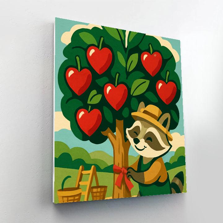 Valentines Day Orchard Of Candy Apples paint by numbers