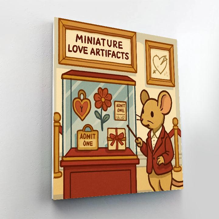 Valentines Day Museum Of Tiny Love Artifacts Paint by numbers art
