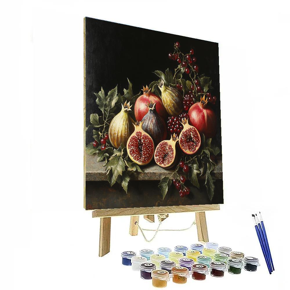 Caravaggio Inspired Tenebrist Eclipse Orchard paint by color