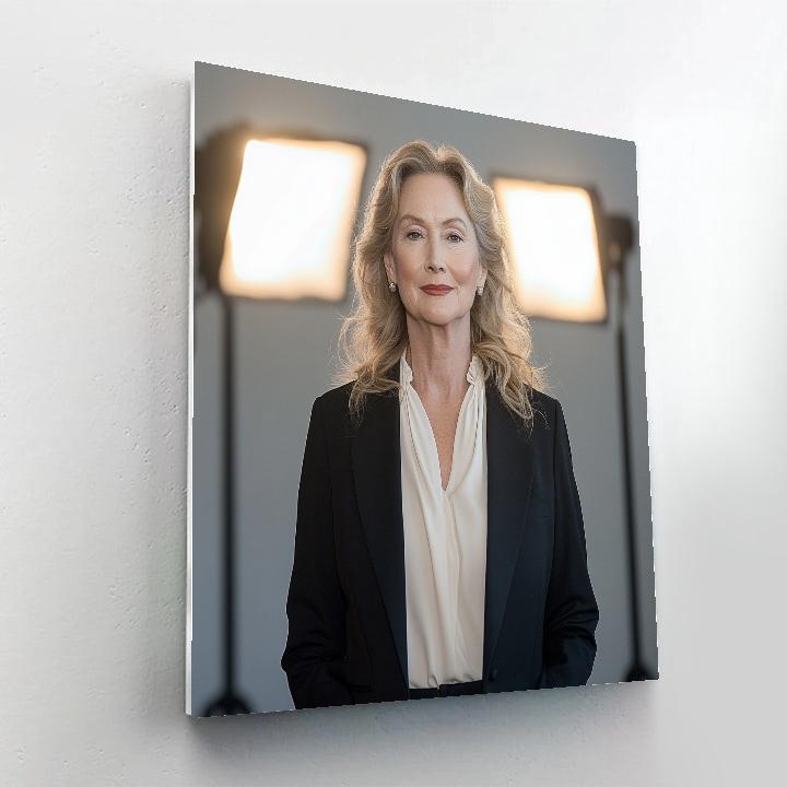 Meryl Streep The Chameleons Spotlight In Quiet Power Paint by numbers kits