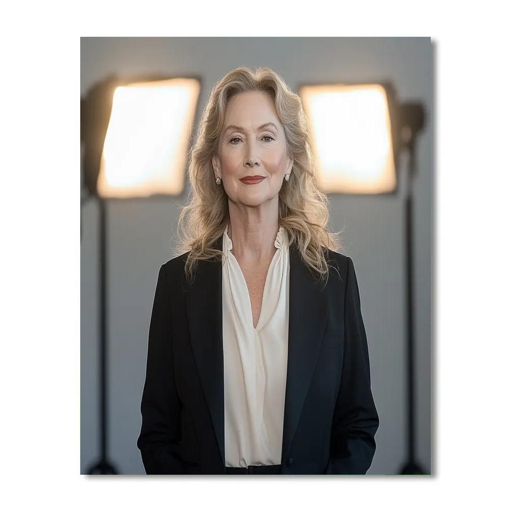 Meryl Streep The Chameleons Spotlight In Quiet Power Paint by numbers kits