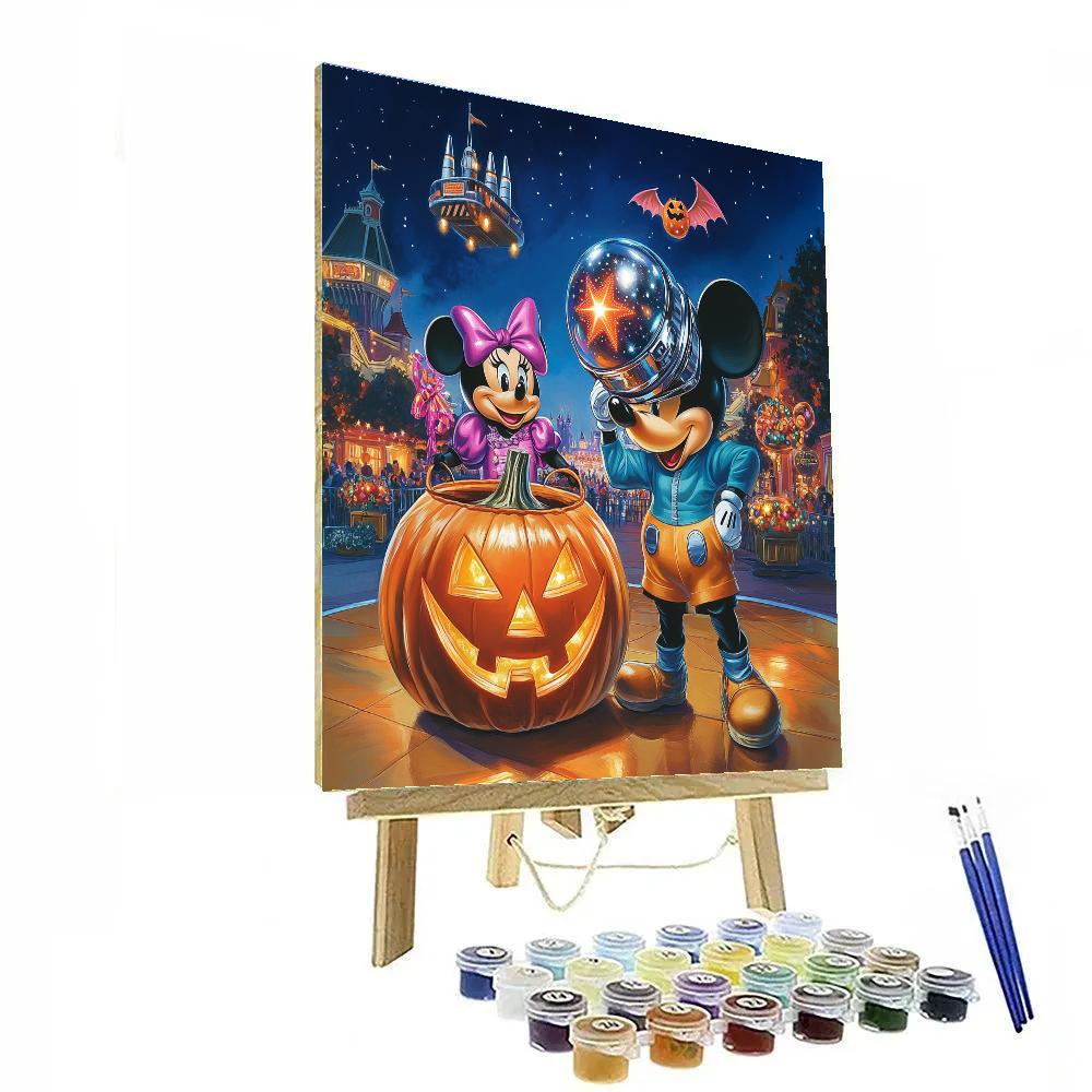 Clockwork Pumpkin Masquerade In Tomorrowland Paint by numbers kits