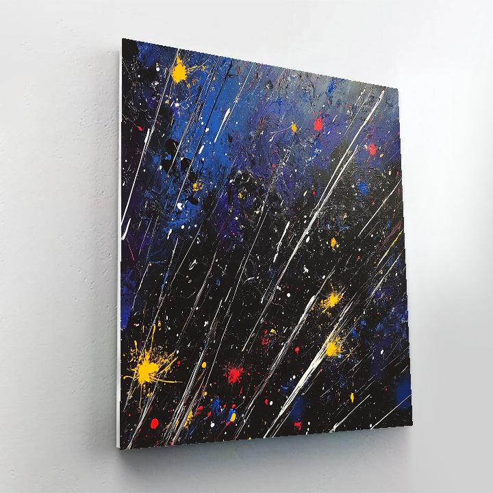 Jackson Pollock Inspired Meteor Shower Energy Paint by numbers kits