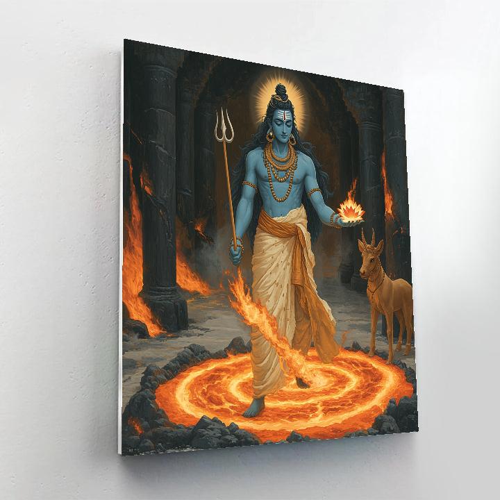 Shiva-Ember Lotus Forge Paint by numbers kits