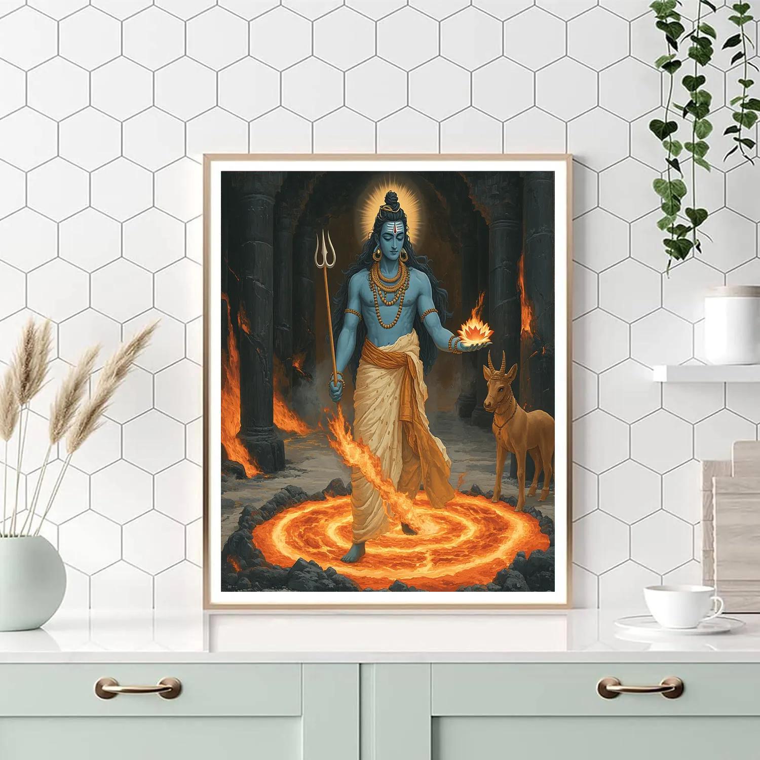 Shiva-Ember Lotus Forge Paint by numbers kits