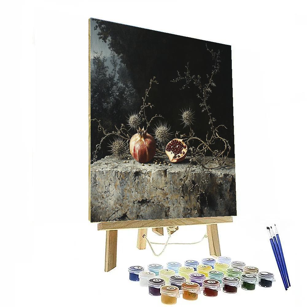 Francisco Goya Inspired Lanternless Altar Of Thistles Number painting