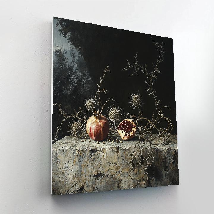 Francisco Goya Inspired Lanternless Altar Of Thistles Number painting