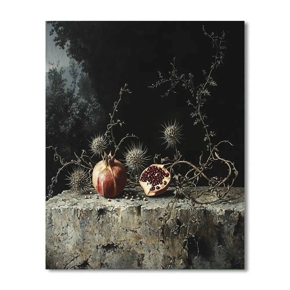 Francisco Goya Inspired Lanternless Altar Of Thistles Number painting