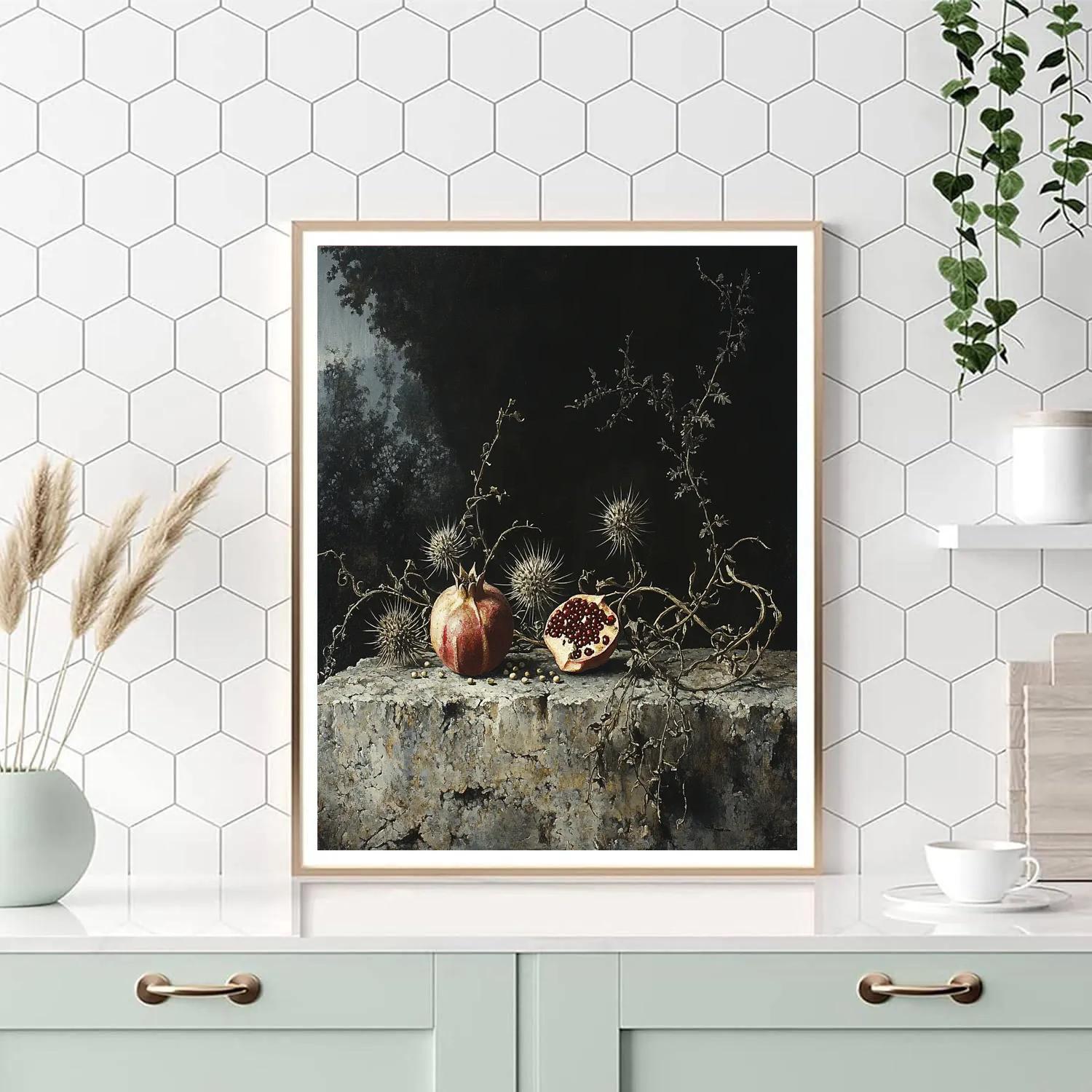 Francisco Goya Inspired Lanternless Altar Of Thistles Number painting