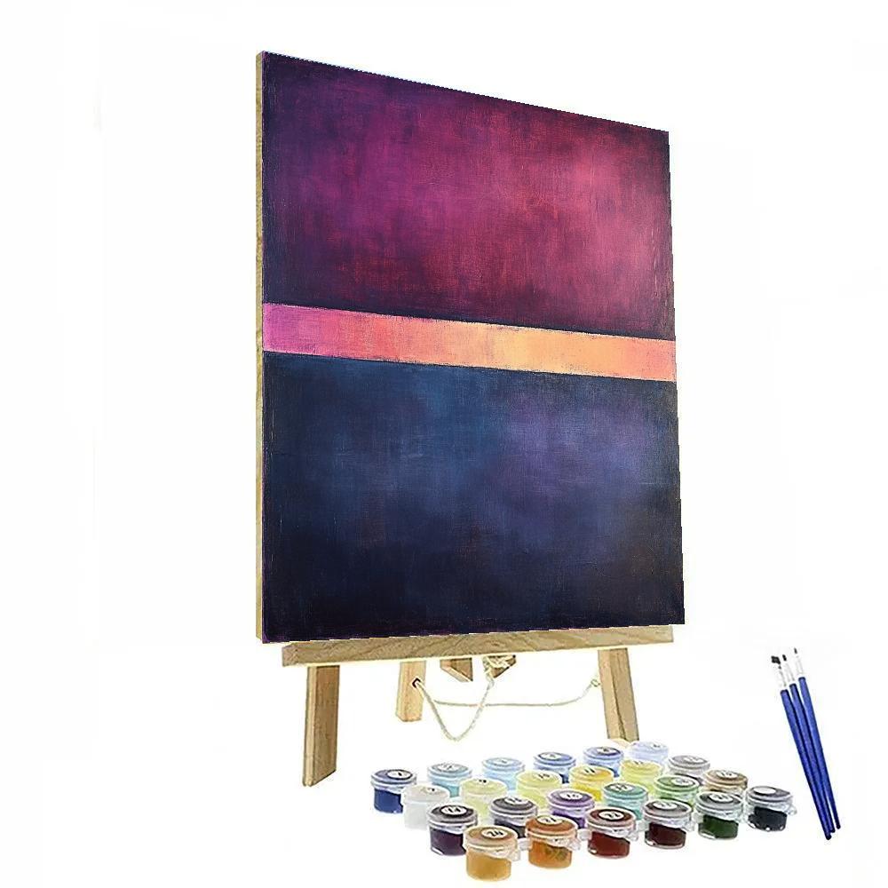 Mark Rothko Inspired Eclipse Of Quiet Radiance painting number kit