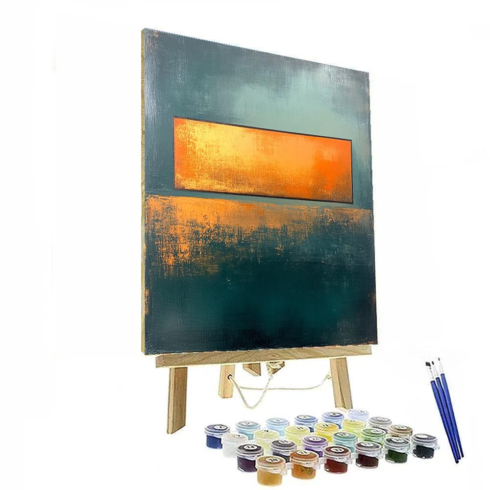 Mark Rothko Inspired Nebular Memory Drift paint by number
