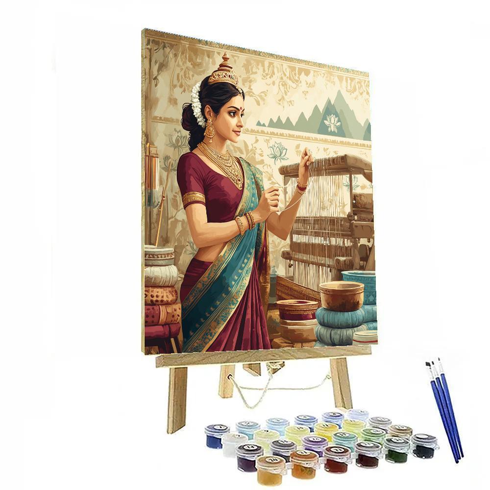 Parvati Workshop Of Sacred Textiles Paint by numbers art
