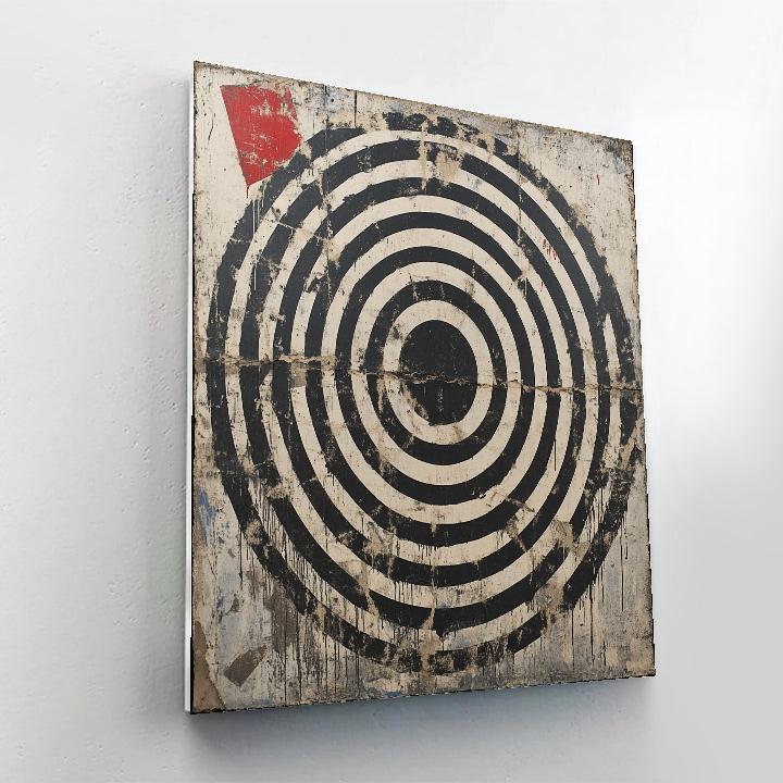 Banksy Inspired Climate Signal Graffiti Paint by numbers art