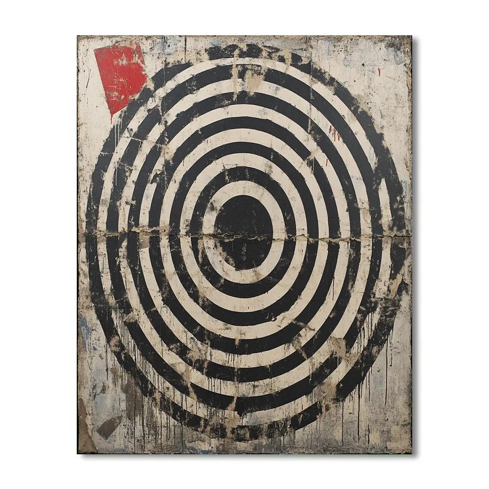 Banksy Inspired Climate Signal Graffiti Paint by numbers art