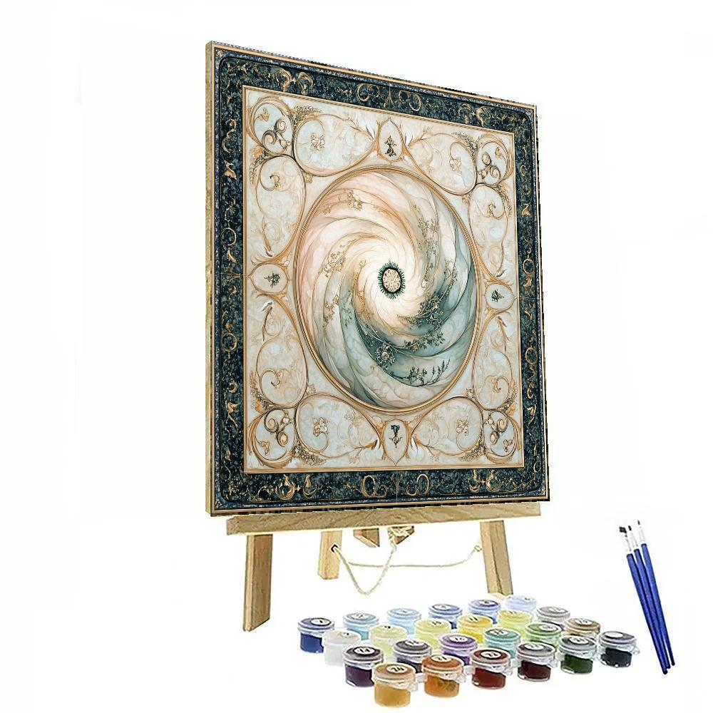 Alphonse Mucha Inspired Nebula Lace Symphony Paint by numbers kits