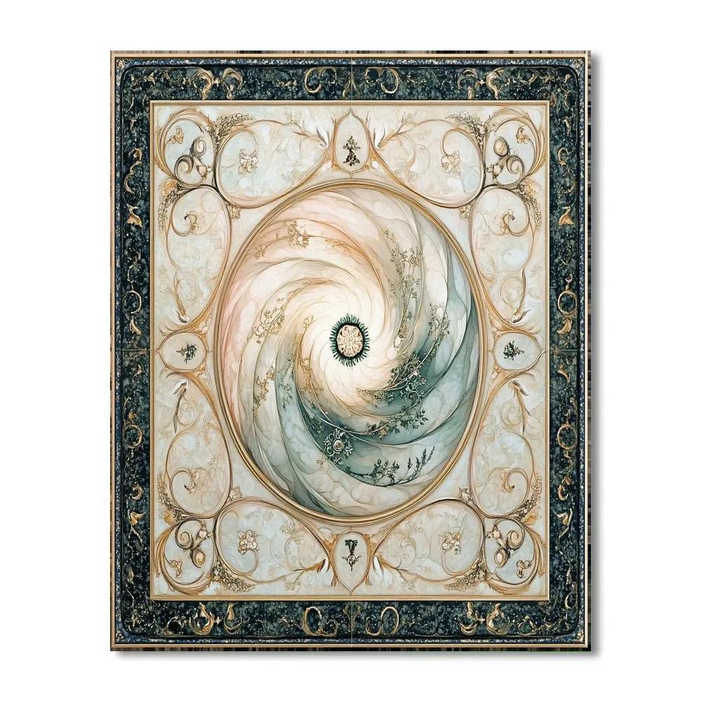 Alphonse Mucha Inspired Nebula Lace Symphony Paint by numbers kits