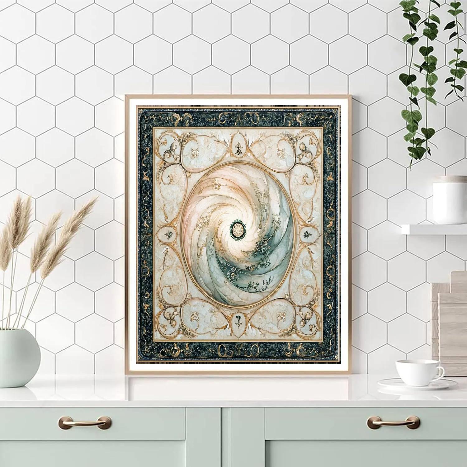 Alphonse Mucha Inspired Nebula Lace Symphony Paint by numbers kits