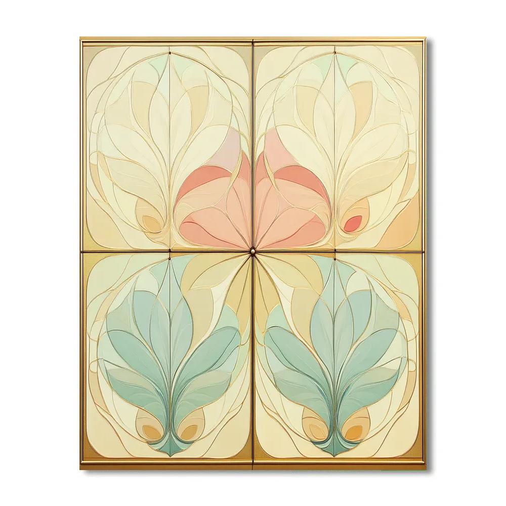 Alphonse Mucha Inspired Seasons Of The Invisible Garden painting number kit