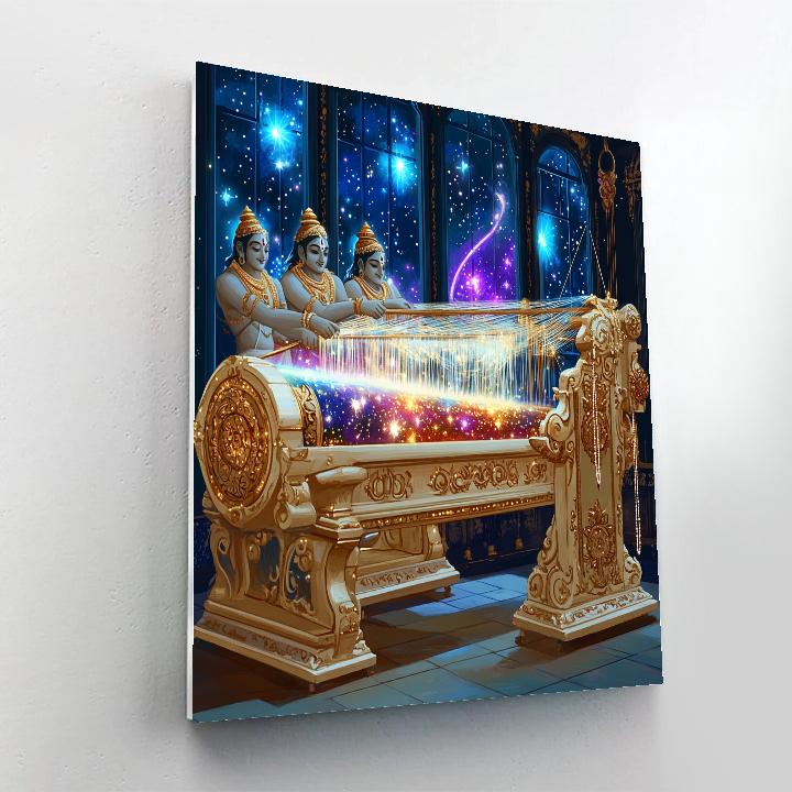 Brahma Star Loom In Midnight Studio paint by numbers