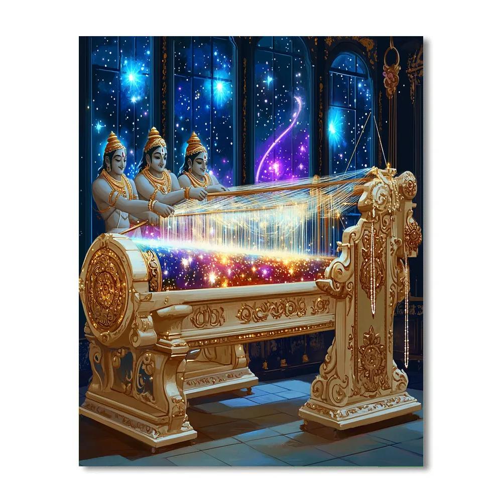 Brahma Star Loom In Midnight Studio paint by numbers