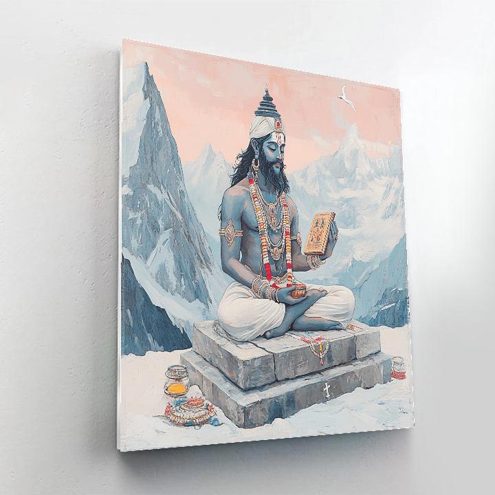 Mountain Summit Hymn With Brahma Paint by numbers kits