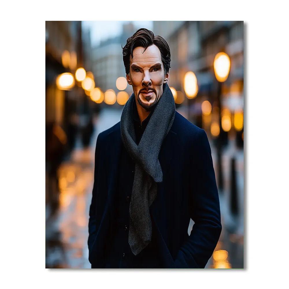 Benedict Cumberbatch: Sorcery In The City Of Second Chances Numbered painting kits