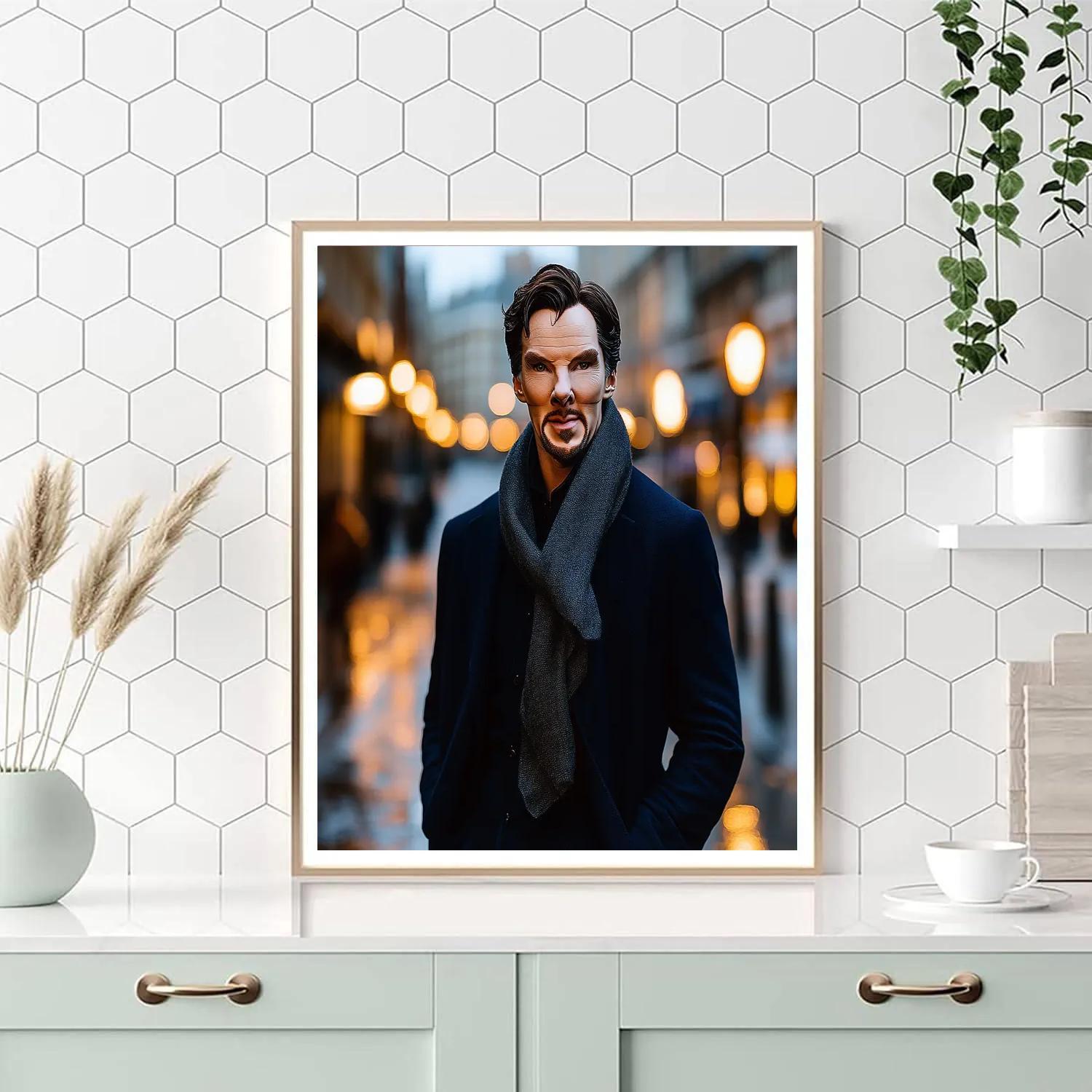 Benedict Cumberbatch: Sorcery In The City Of Second Chances Numbered painting kits