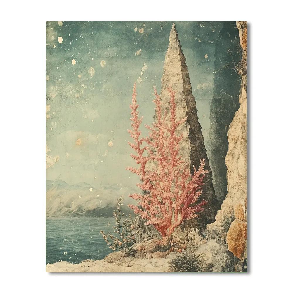 Michelangelo Inspired Coral Cathedral Reef paint by color