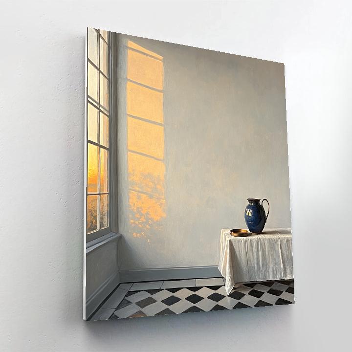 Johannes Vermeer Inspired Lapis Dawn On Delft Tiles Paint by numbers kits