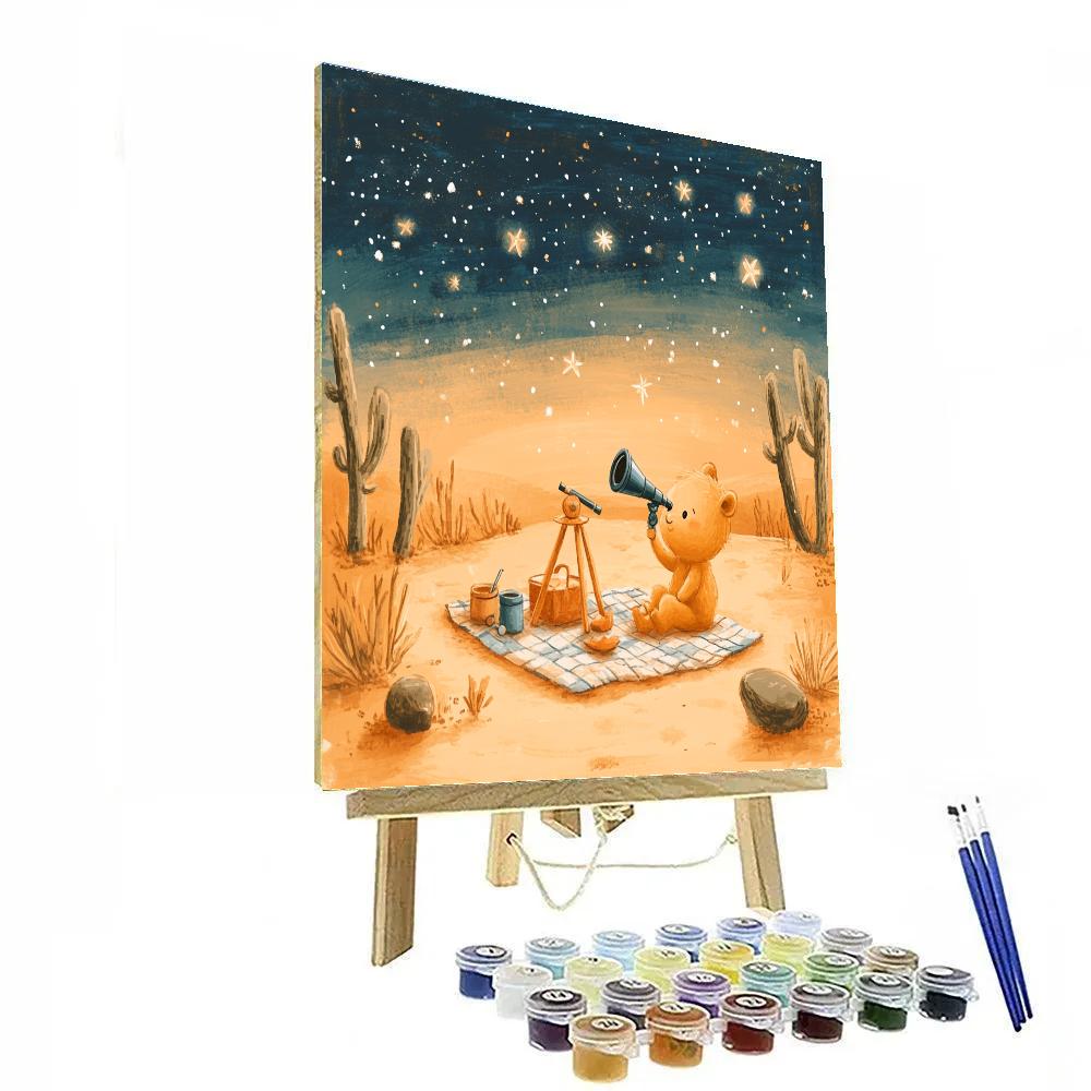Timon Desert Stargazer Picnic Disney Inspired painting number kit