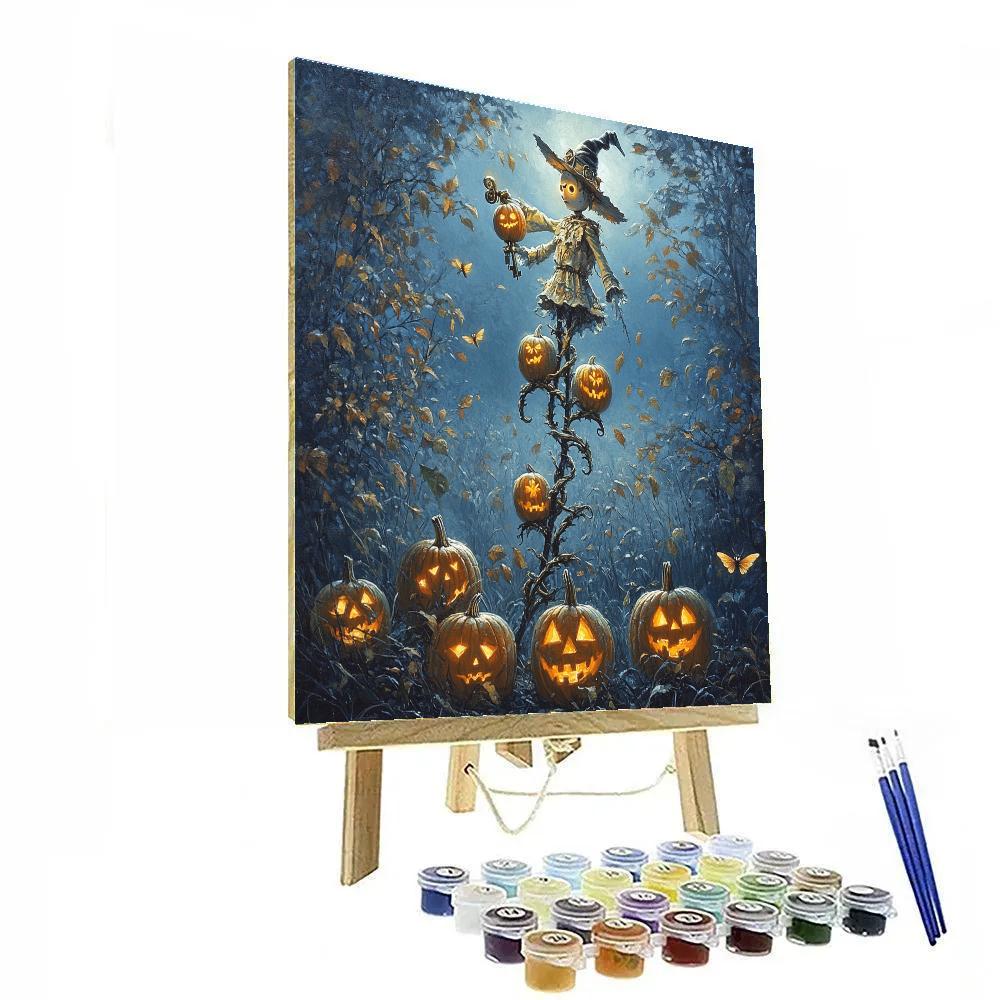Clockwork Orchard Haunted painting number kit