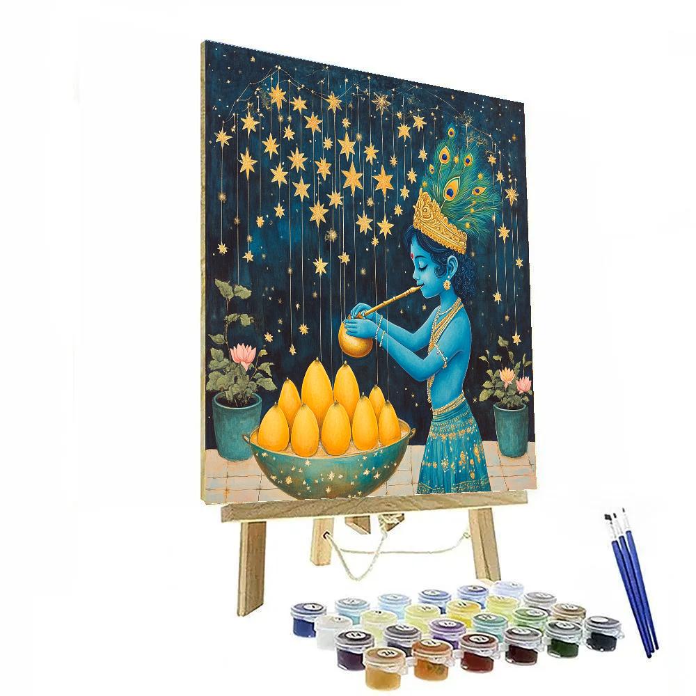 Krishna The Star Orchard Gardener Paint by numbers kits